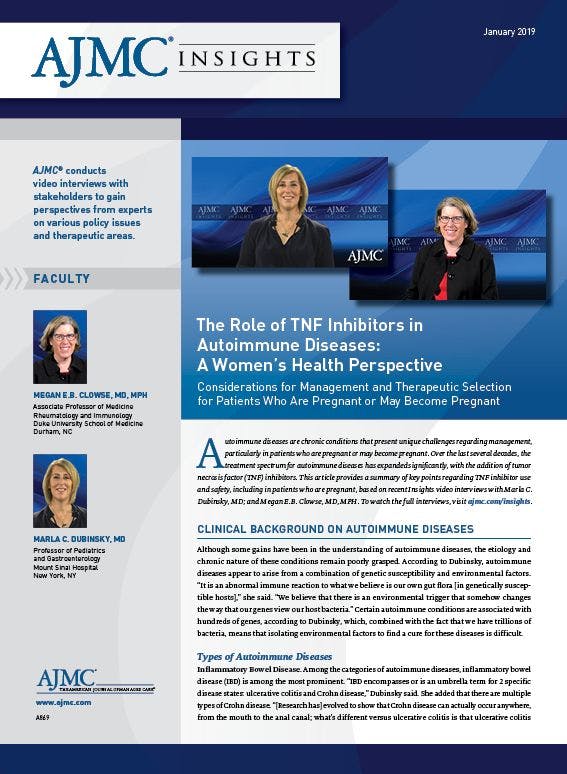 The Role of TNF Inhibitors in Autoimmune Diseases: A Women's Health Perspective