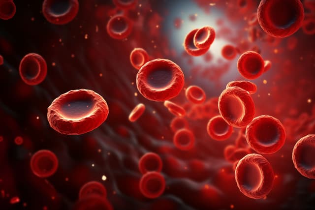 Myeloid malignancy concept, blood cells floating | image credit: Eleni - stock.adobe.com