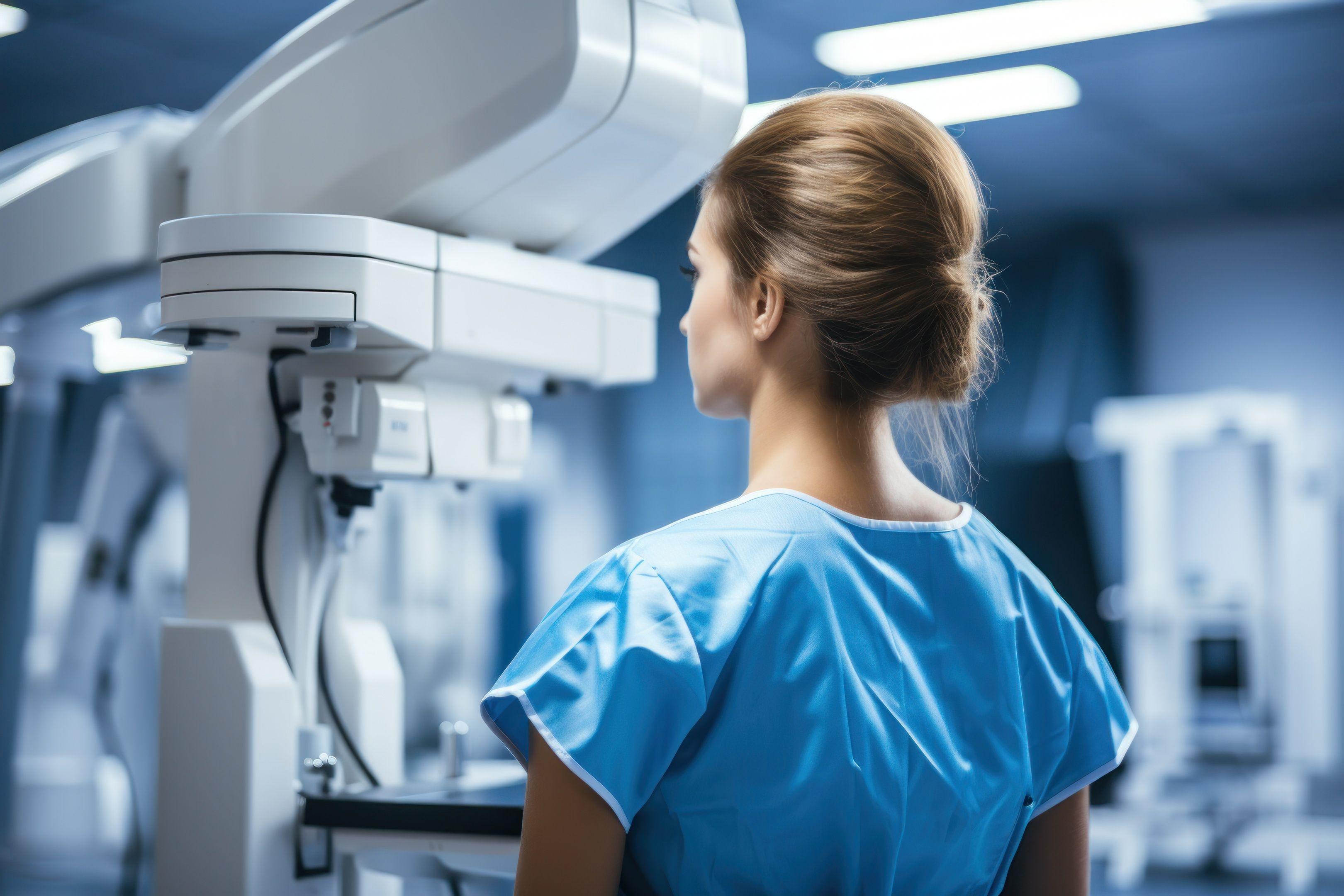 Woman receiving mammogram | Image Credit: Prathankarnpap - stock.adobe.com