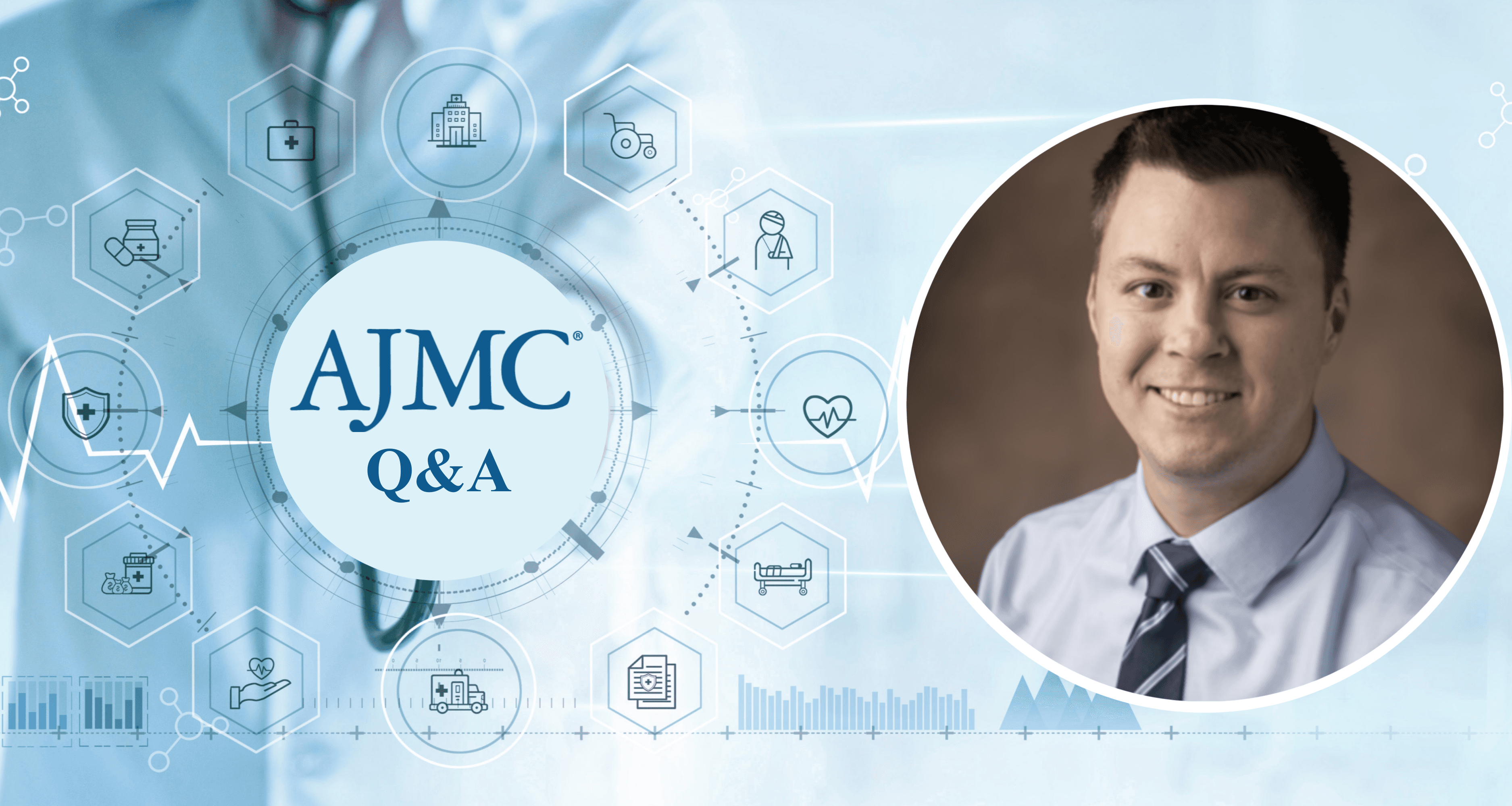 AJMC Q&A with Ryan Nix, PharmD | Background image credit: ipopba - stock.adobe.com