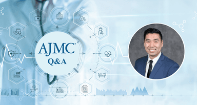 AJMC Q&A with JT Lew, PharmD, MBA | Background image credit: ipopba - stock.adobe.com