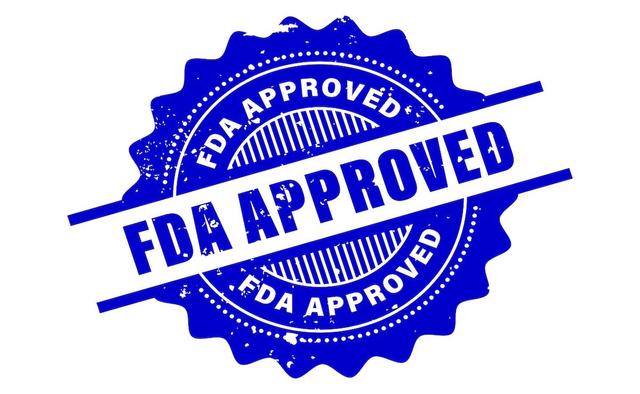 Blue FDA approved stamp | Image credit: cartoon-stock - adobe.com