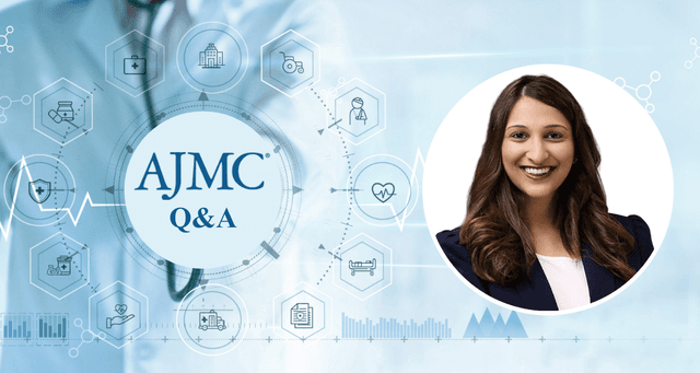 AJMC Q&A with Dr Sanjula Jain | Background image credit: ipopba – stock.adobe.com