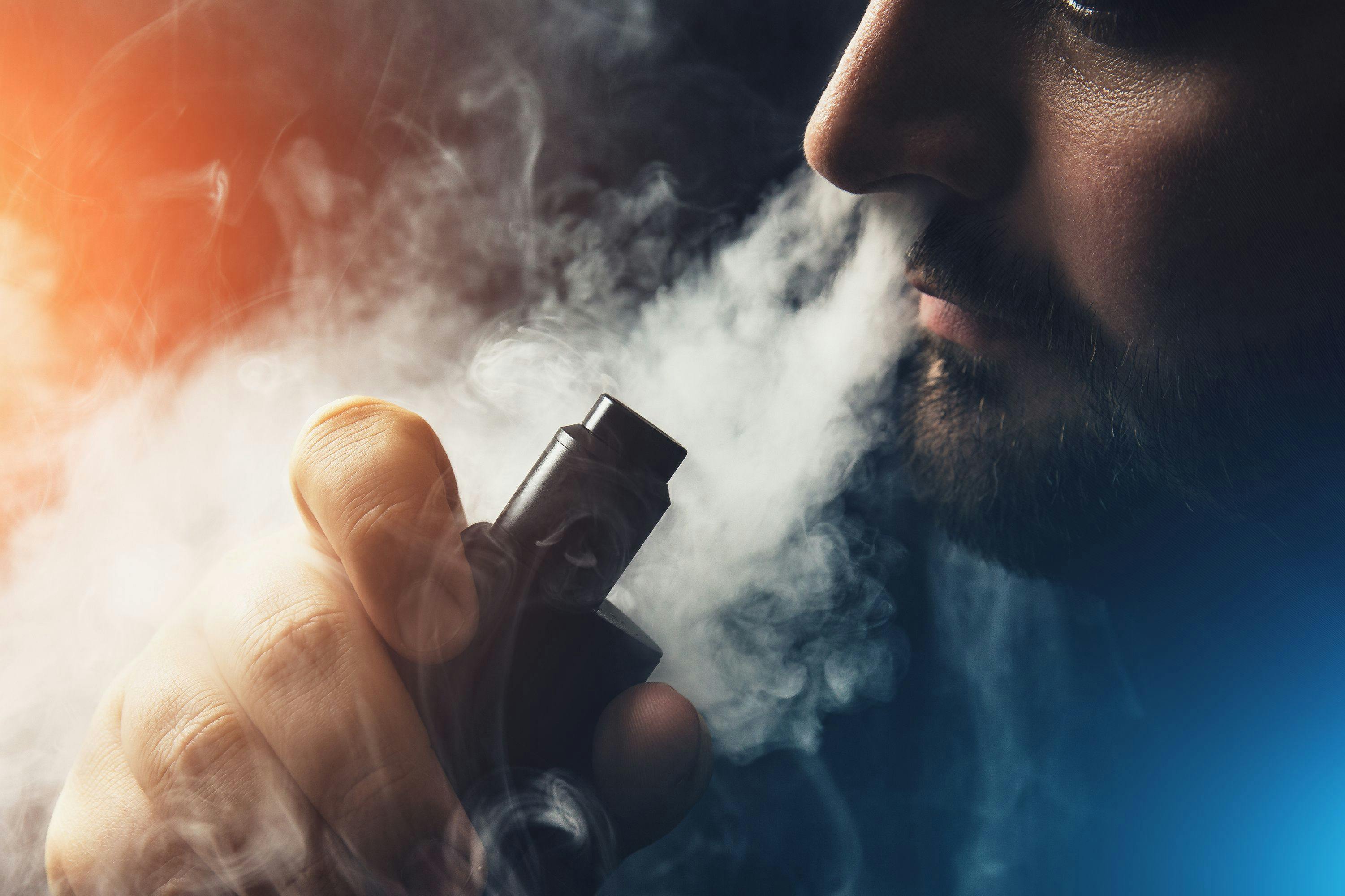 Man using an e-cigarette | Image Credit: DedMityay - stock.adobe.com