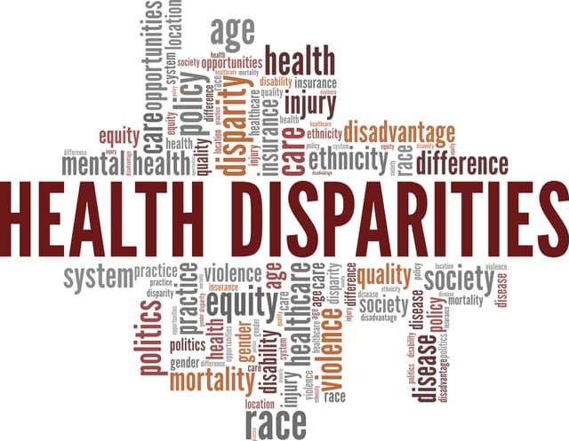 Health disparities word cloud | Image Credit: Colored Lights-stock.adobe.com