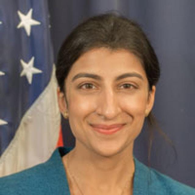 Lina Khan, JD, Federal Trade Commission