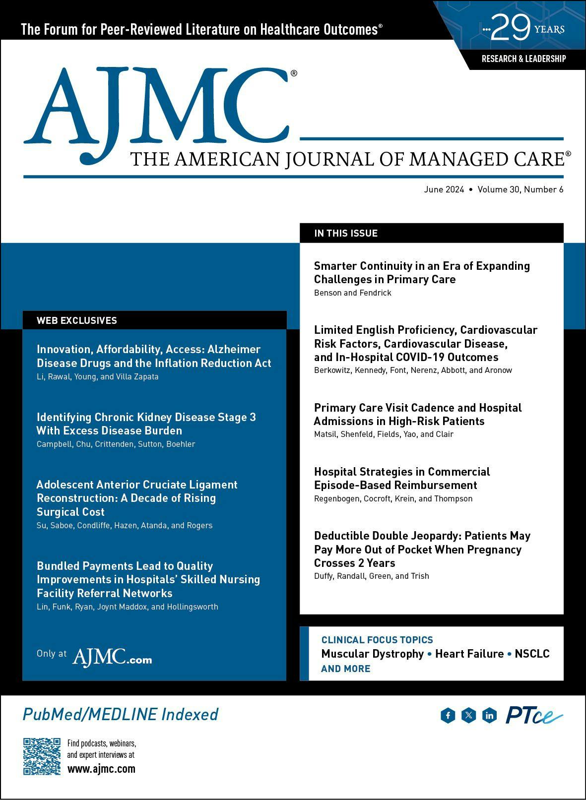 The June 2024 Issue of The American Journal of Managed Care