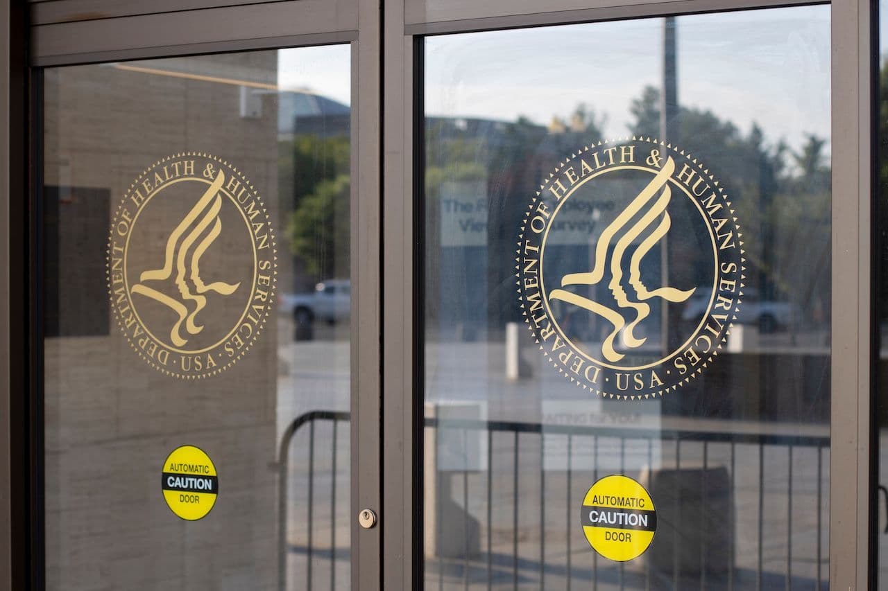 Doors with HHS logo | Image credit: Tada Images - stock.adobe.com