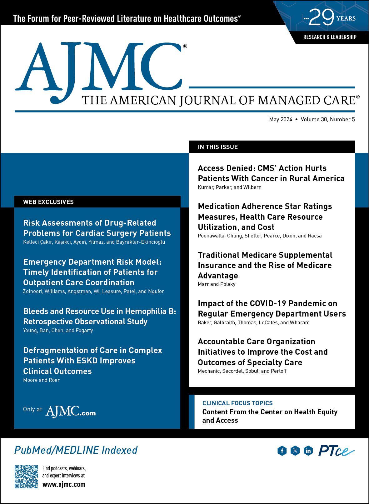 The American Journal of Managed Care May 2024 Issue