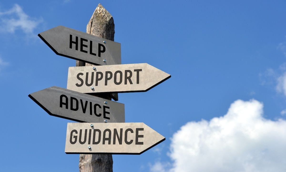 Help support advice guidance signpost | Image Credit: PX Media - stock.adobe.com