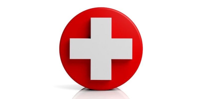 Health cross symbol.