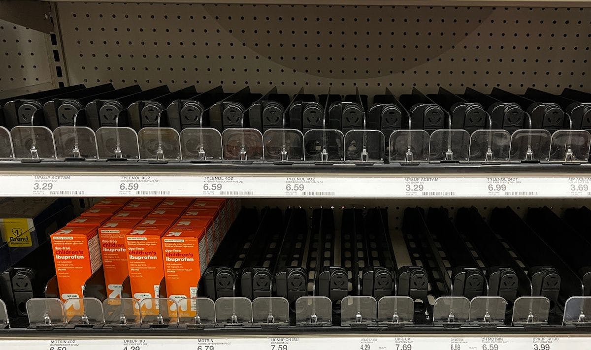 Empty pharmacy shelves because of drug shortages | Image credit: OntheRun Photo - stock.adobe.com.