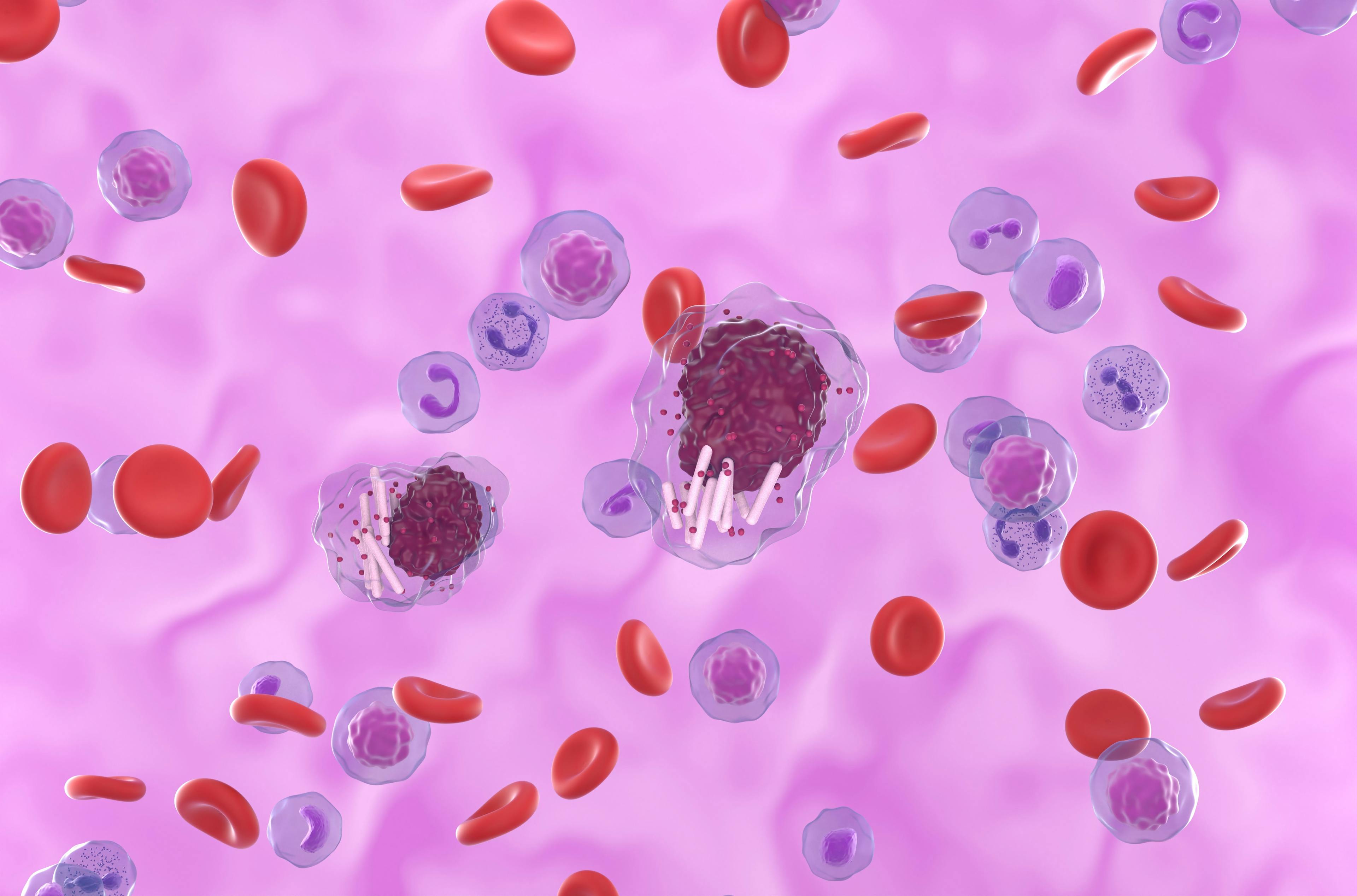Chronic lymphocytic leukemia cells in blood flow | Image Credit: © LASZLO - stock.adobe.com