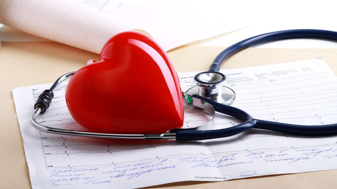 Stethoscope and heart