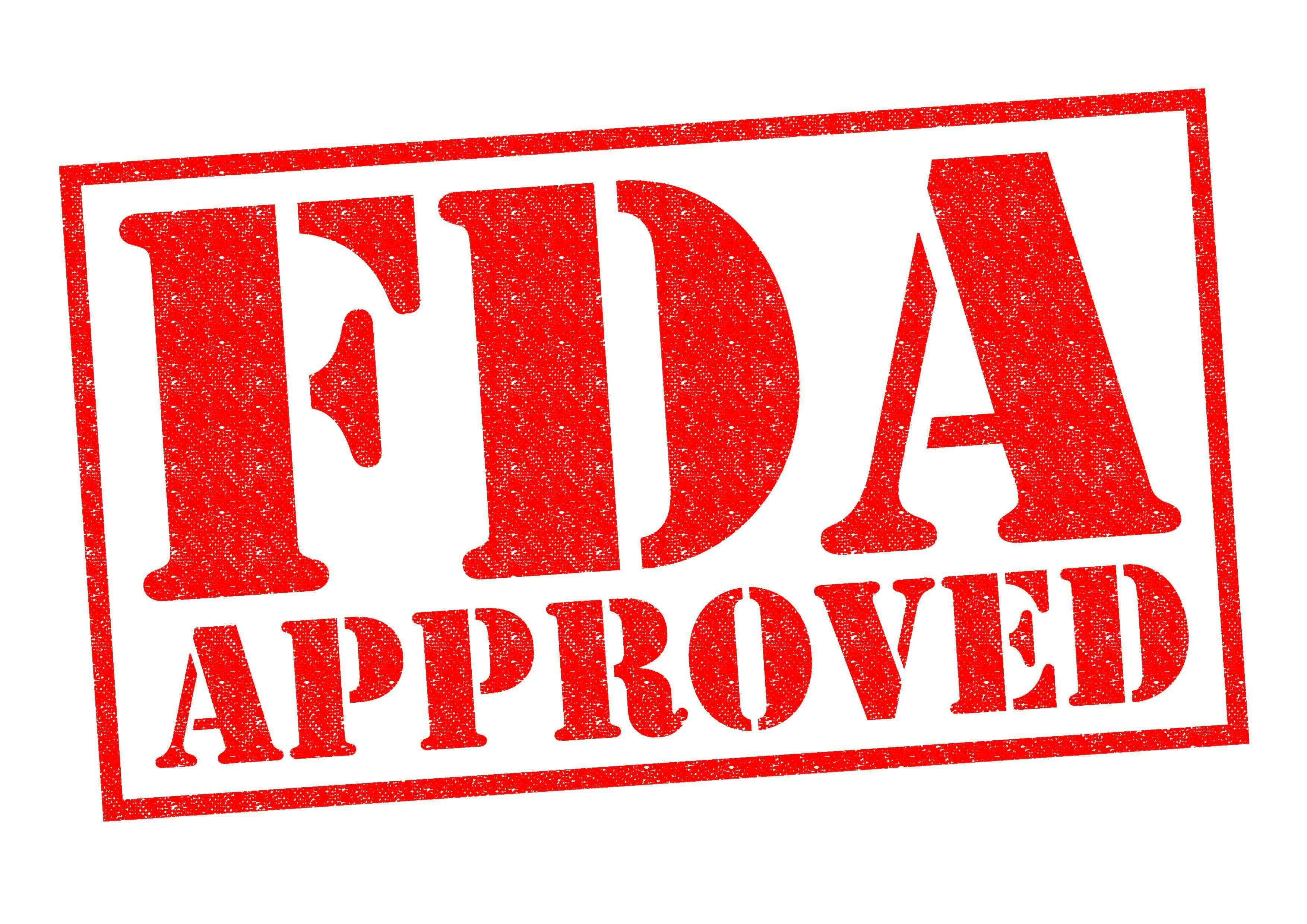 FDA approval stamp in red